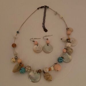Yousi Necklace & Earrings 17”